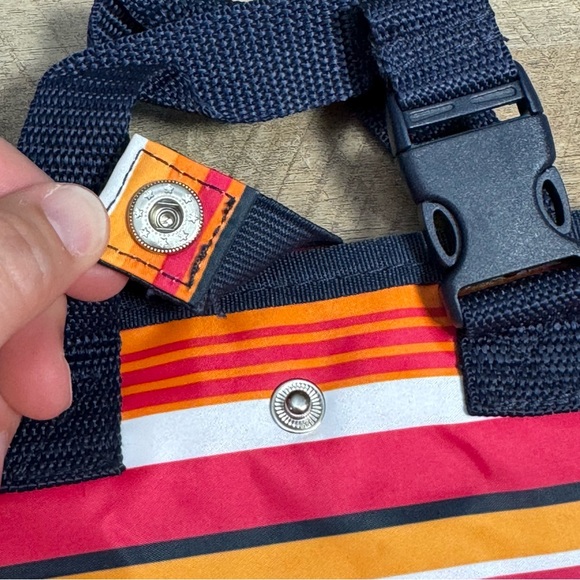 Thirty One Fold Up Family Organizer in Pinstripe Punch Travel/Toiletry Bag - Picture 5 of 8